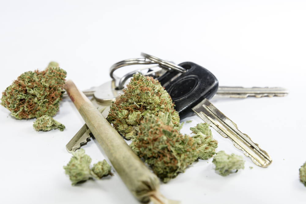 Don't Drive High - Car Keys and Cannabis